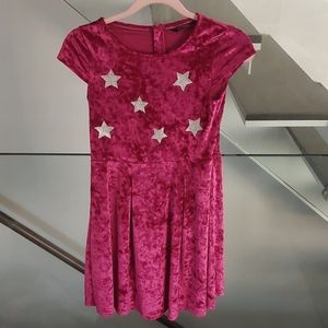 Girls velvet dress
